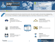 Tablet Screenshot of paycloud.de